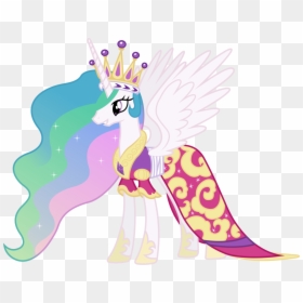 My Little Pony Clipart Princess Celestia In A Dress - Mlp Princess Celestia Dress, HD Png Download - princess dress png
