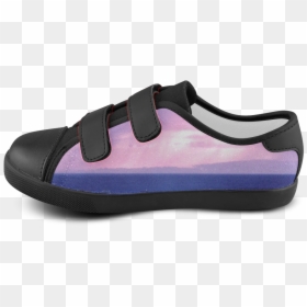 Purple Rain Velcro Canvas Kid"s Shoes - Shoe, HD Png Download - purple rain png