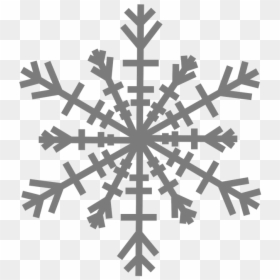 Snow, Flake, Grey - Snowflake Snow Clipart Transparent, HD Png Download - snowflake icon png