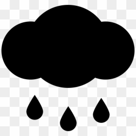 Rainfall Blue - Black Rain Cloud, HD Png Download - blue phone icon png