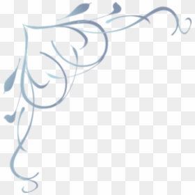 Swirl Daisy Clipart - Fancy Corner Designs, HD Png Download - fancy swirls png