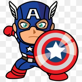 Infant United America States Cuteness Captain Cartoon - Baby Captain America Cartoon, HD Png Download - captain america cartoon png