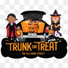 Trunk Or Treat Png , Transparent Cartoons - Halloween Trunk Or Treat Clipart, Png Download - trick or treat bag png