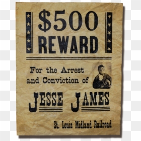 Poster, HD Png Download - wanted poster template png