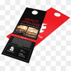 Capital Grill Grand Opening Door Hanger Template Preview - Door Hanger, HD Png Download - wanted poster template png