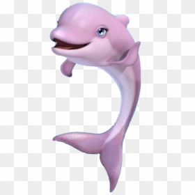 Zuma - Barbie In A Mermaid Tale Dolphin, HD Png Download - pink dolphin png