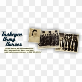 Tuskegee Army Nurses, HD Png Download - ww2 soldier png