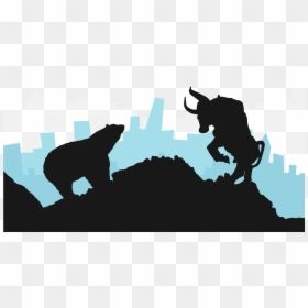 Transparent Bull Silhouette Png - Bitcoin Bull Vs Bear, Png Download - california silhouette png
