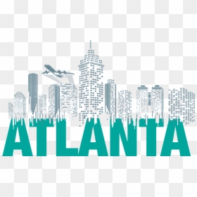 15 Atlanta Drawing Cityscape For Free Download On Mbtskoudsalg - Atlanta Png, Transparent Png - denver skyline silhouette png
