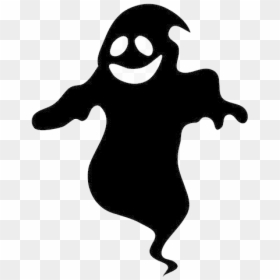 Ghost Silhouette Black Transparent Image Clipart Free - Cute Baby Halloween Onesies, HD Png Download - ghost silhouette png