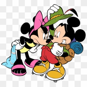 Mickey Clipart Minnie Mouse - Mickey Mouse And Minnie Mouse Clipart, HD Png Download - mickey mouse head outline png