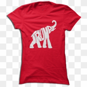 Donald Trump Republican Elephant Shirt, HD Png Download - trump silhouette png