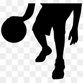 Silhouette, Ball, Basketball, Sports, Game, Black,, HD Png Download - table silhouette png