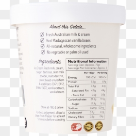 Vanilla Bean Gelato - Cup, HD Png Download - vanilla extract png