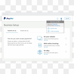 Paypal, HD Png Download - business card icon png