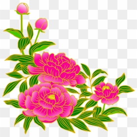 Transparent Background Hot Pink Flowers Clipart, HD Png Download - japanese flowers png