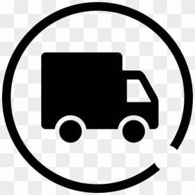Font Logistics Distribution - Blue Delivery Icon Png, Transparent Png - distribution icon png