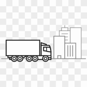 Urban Distribution - Trailer Truck, HD Png Download - distribution icon png