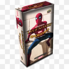 Peter Parker Non Sport Trading Card Singles Homecoming - Legendary Card Game Marvel 10th Anniversary, HD Png Download - spider man web png