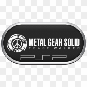 Metal Gear Solid Peace Walker, HD Png Download - psp logo png
