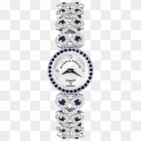 Lady Victoria Blue Velvet Luxury Diamond Watch - Bransoletka Noc Kairu Sznurek, HD Png Download - diamond .png