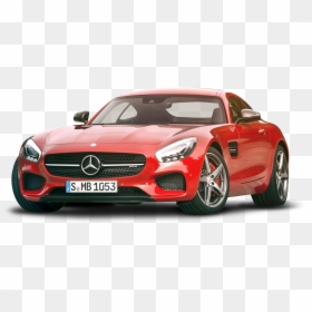 Red Mercedes Benz Sports Car, HD Png Download - car png photoshop