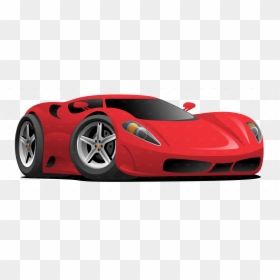 Clip Art Red Hot European Style - Sports Car Cartoon Png, Transparent Png - car png photoshop