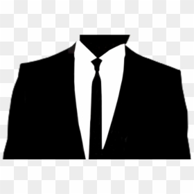 Suit Man Silhouette Png, Transparent Png - lazo de luto png