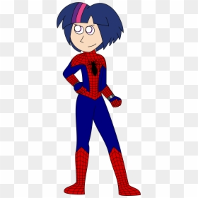 Spider Girl Cliparts - Spider Girl Twilight Sparkle, HD Png Download - spiderman cartoon png