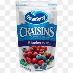 Ocean Spray Craisins Dried Cranberries Blueberry, HD Png Download - ocean spray png
