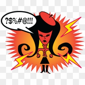 Transparent Angry Anime Png - Mad Woman In Cartoon, Png Download - angry girl png