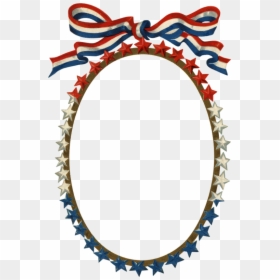 Vl%23ameri 09 Month Of July, Happy Birthday - Vintage Patriotic Picture Frame, HD Png Download - happy birthday frames and borders png