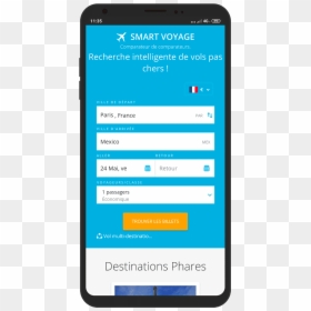 Comparateur De Vol Smartvoyage - Android Application Package, HD Png Download - drapeau français png