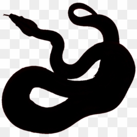 #snake #blackandred - Snake Black Moon, HD Png Download - snake silhouette png