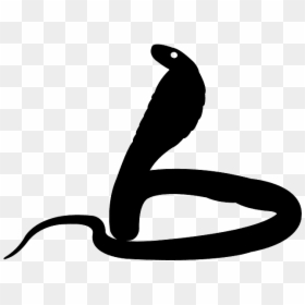 Cobra Silhouette, HD Png Download - snake silhouette png