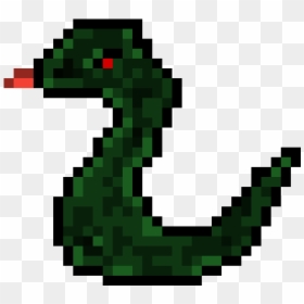 Demon Pixel Art Png, Transparent Png - snake silhouette png