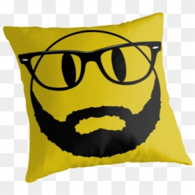 Cushion, HD Png Download - hipster beard png