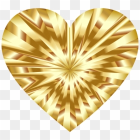Starburst Clipart Black And White Free 2 Image - Clear Background Gold Heart Png, Transparent Png - starburst vector png