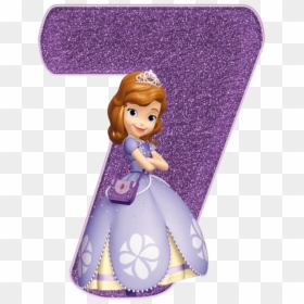 Clip Art Para Imprimir Ou Fazer - Sofia The First Alphabet Letters, HD Png Download - moldura princesas png