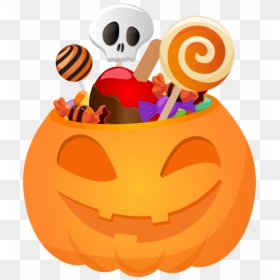 Pumpkin Clipart Candy, HD Png Download - kawaii candy png