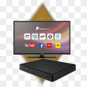 20 43 Inch Led Tv & Blu-ray Players - Jvc 32 Smart Led Tv, HD Png Download - tube tv png
