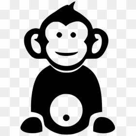 Monkey Baby Child Smile - Kids Monkey Svg, HD Png Download - baby rage png