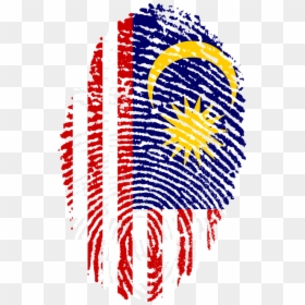 Malaysia, Flag, Fingerprint, Country, Pride, Identity - Malaysia Png, Transparent Png - malaysia flag png