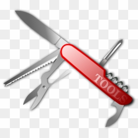 Swiss Army Knife Photorealistic Vector Clip Art - Utility Knife Clip Art, HD Png Download - exacto knife png
