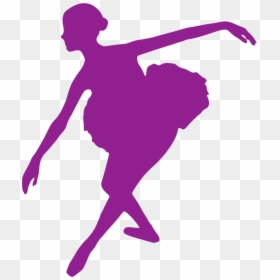 Danse Clipart Dinner Dance - Purple Ballerina Png, Transparent Png - ballet dancer silhouette png
