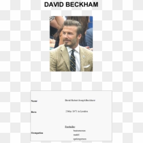 Gentleman, HD Png Download - david beckham png