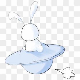 Sit Ufo Bunny Png Download - Rabbit Ufo, Transparent Png - sit png
