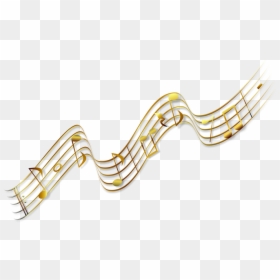 Gold Music Notes Clipart, HD Png Download - score png