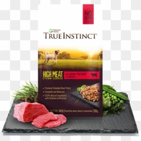 True Instinct High Meat Small Dogs, HD Png Download - cooked meat png