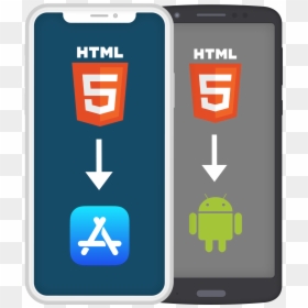 Convert Html Web Apps To Ios And Android Apps - Html, HD Png Download - android status bar png
